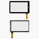 Сенсорний екран для China-Tablet PC 7"; Ritmix RBK-495; DNS AirBook TVD704, чорний, 109 мм, 30 pin, 178 мм, ємнісний, 7", #C178109A1-GG/FPC615DR