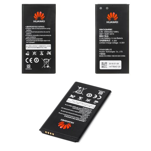 Акумулятор HB474284RBC для Huawei Ascend Y625, Li ion, 3,8 В, 2000 мАг, Original PRC 