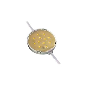 Комплект круглих LED модулів повноколірні, 12 світлодіодів SMD3535, 80 мм, IP68, 20шт. 