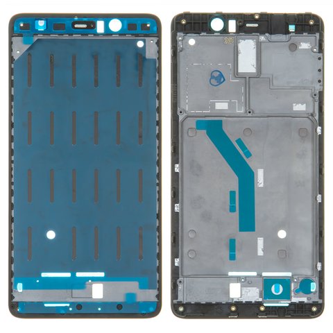 Рамка крепления дисплея для Xiaomi Mi 5s Plus, черная