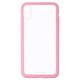 Чохол Baseus для iPhone XS, рожевий, прозорий, пластик, #WIAPIPH58-YS04