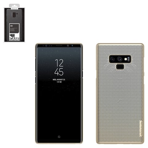 Чохол Nillkin Air Case для Samsung N960 Galaxy Note 9, золотистий, перфорований, пластик, #6902048161047