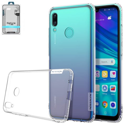 Чохол Nillkin Nature TPU Case для Huawei P Smart 2019 , безбарвний, прозорий, Ultra Slim, силікон, #6902048172067