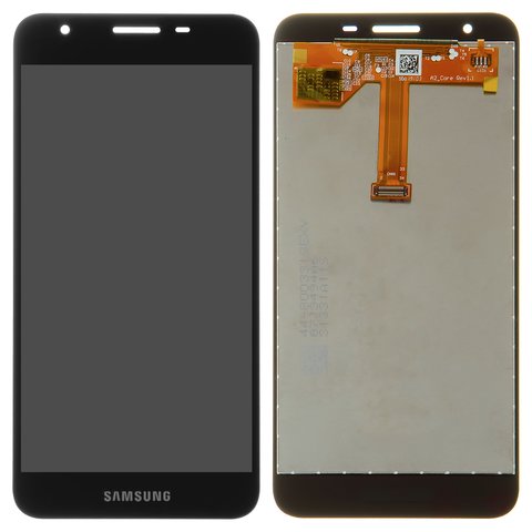 Дисплей для Samsung A260 Galaxy A2 Core, черный, без рамки, Оригинал переклеено стекло 