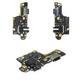 Шлейф для Xiaomi Poco X3, Poco X3 Pro, конектора навушників, конектора зарядки, з мікрофоном, з компонентами, Original (PRC), плата зарядки, MZB07Z0IN, MZB07Z1IN, MZB07Z2IN, MZB07Z3IN, MZB07Z4IN, MZB9965IN, M2007J20CI