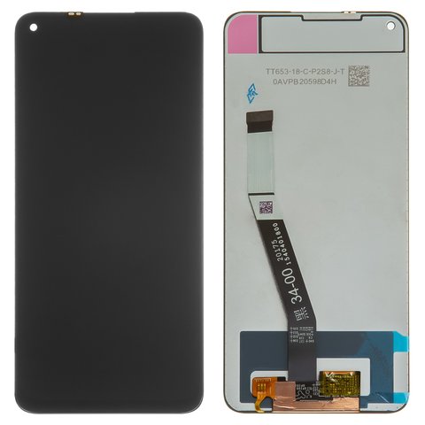 Дисплей для Xiaomi Redmi 10X 4G, Redmi Note 9, черный, без рамки, Оригинал переклеено стекло , M2003J15SC, M2003J15SG, M2003J15SS