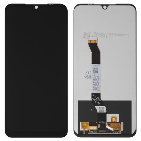 Дисплей для Xiaomi Redmi Note 8T, чорний, без логотипа, без рамки, Сopy, M1908C3XG