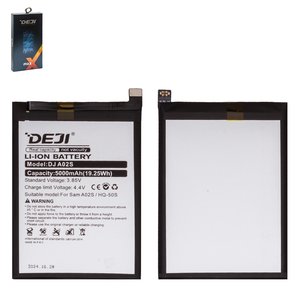 Акумулятор Deji HQ 50S для Samsung A025F DS Galaxy A02s, A037F Galaxy A03s, M025 Galaxy M02s, Li ion, 3,85 B, 5000 мАг