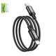 USB кабель Hoco X89, USB тип-C, Lightning, 100 см, 20 Вт, 3 A, черный, #6931474784308