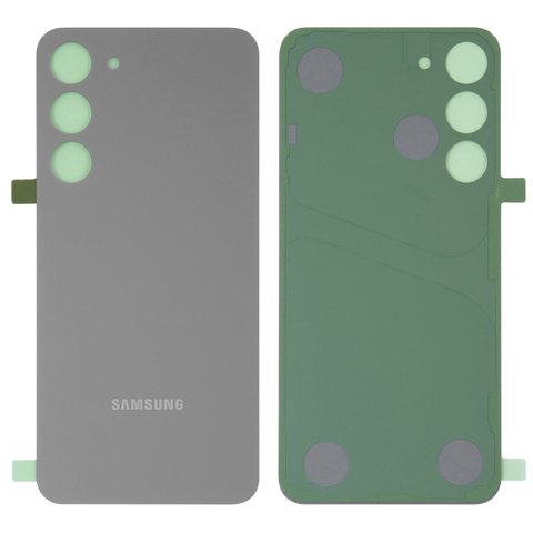 Задня панель корпуса для Samsung S916 Galaxy S23 plus, сіра, graphite