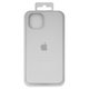 Чехол для Apple iPhone 14, белый, Original Soft Case, силикон, white (09) full side