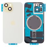 Задня панель корпуса для iPhone 15, жовта, із склом камери, Original (PRC)