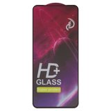 Захисне скло для Realme 11 5G, C55; Oppo A98 5G, сумісне з чохлом, Full Glue, (без упаковки), чорний