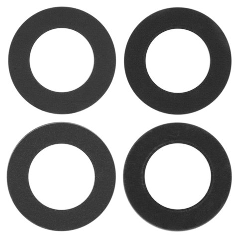 Скло камери для iPhone 15, iPhone 15 Plus, чорне, без рамки, комплект 2 шт., Original PRC 