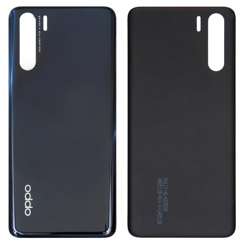 Задня панель корпуса для Oppo A91, чорна, lightening black