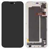 Дисплей для iPhone 17 Pro Max, черный, с рамкой, High Copy, без ошибки, (Super OLED), GX OEM soft