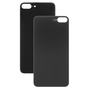 Housing Back Cover compatible with iPhone 8 Plus, black, no need to remove the camera glass, big hole 