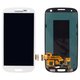 Pantalla LCD puede usarse con Samsung I747 Galaxy S3, I9300 Galaxy S3, I9300i Galaxy S3 Duos, I9301 Galaxy S3 Neo, I9305 Galaxy S3, R530, blanco, sin marco, original (vidrio reemplazado)