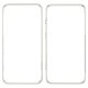 LCD Binding Frame compatible with iPhone 4S, (white)