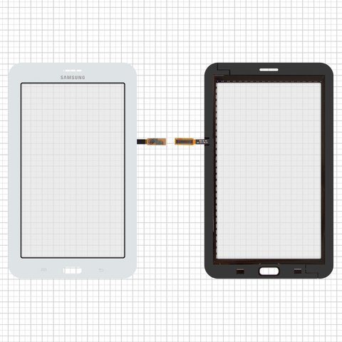 Cristal táctil puede usarse con Samsung T111 Galaxy Tab 3 Lite 7.0 3G, blanco, versión 3G 