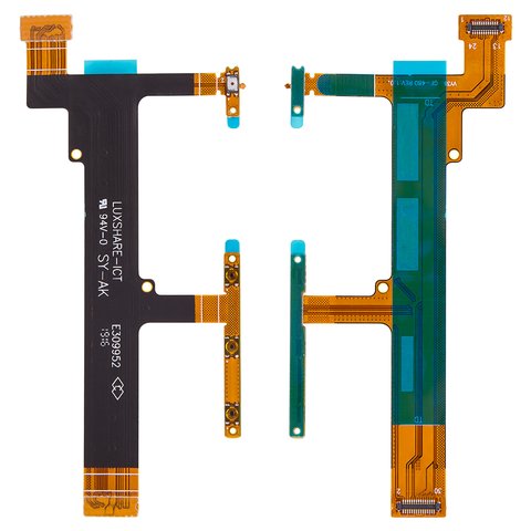 Cable flex puede usarse con Sony F3112 Xperia XA Dual, F3113 Xperia XA, F3115 Xperia XA, F3116 Xperia XA Dual, de botones laterales, con componentes