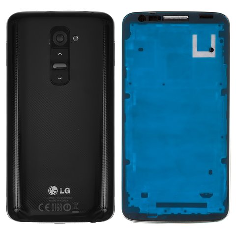 Housing compatible with LG G2 D802, black 