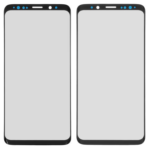 Housing Glass compatible with Samsung G960F Galaxy S9, black 