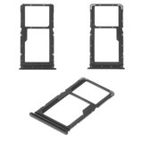 Держатель SIM-карты для Xiaomi Redmi Note 7, черный, M1901F7G, M1901F7H, M1901F7I