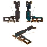 Шлейф для iPhone 7 Plus, коннектора наушников, коннектора зарядки, белый, с компонентами, AAA