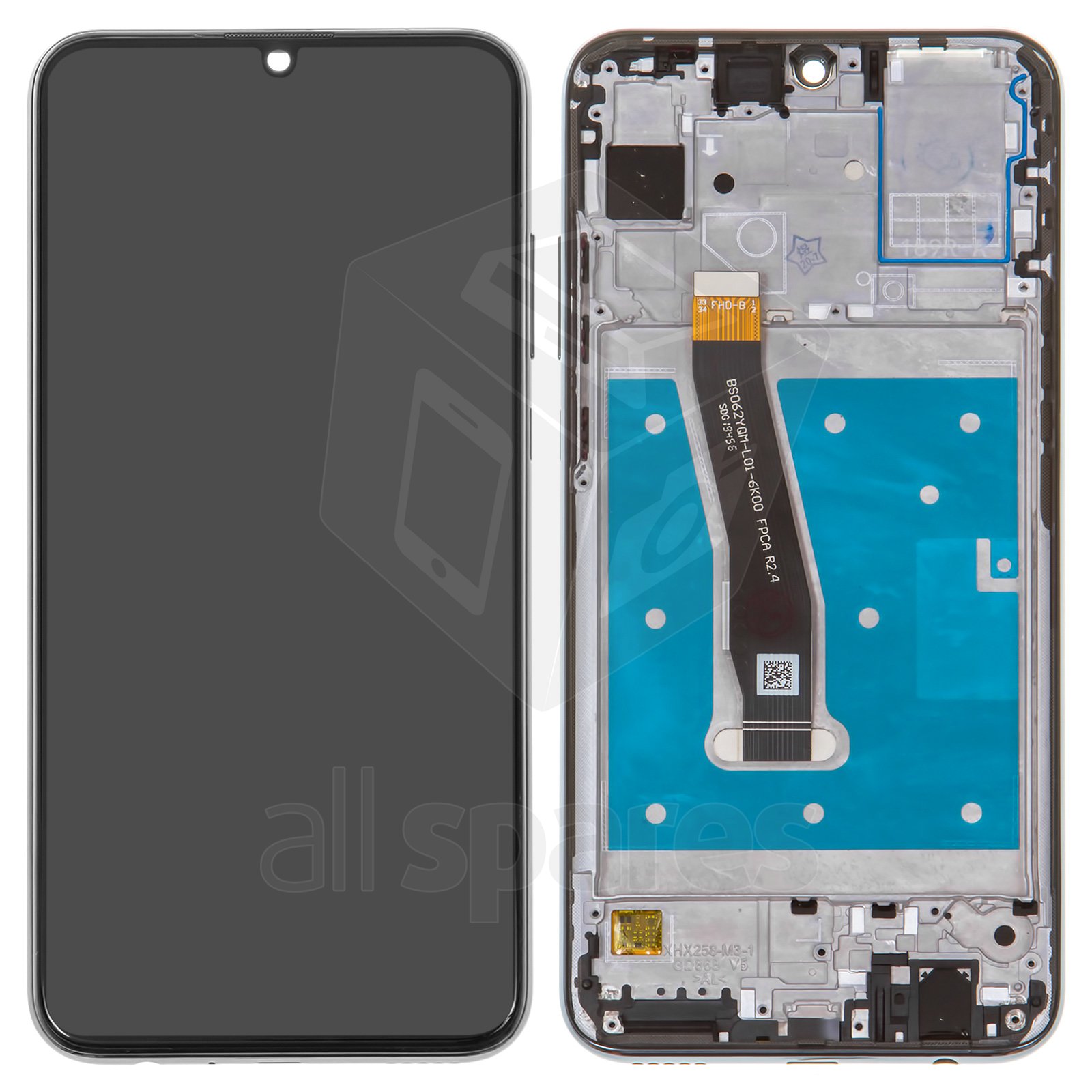 LCD compatible with Huawei Honor 20 Lite, (black, with touchscreen ...