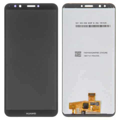 LCD compatible with Huawei Honor 7C Pro 5,99", Y7 2018 , Y7 Prime 2018 , black, grade B, without frame, High Copy 