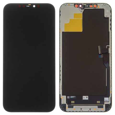 LCD compatible with iPhone 12 Pro Max, black, with frame, PRC, NEW 