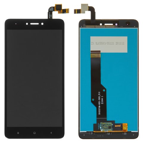 Pantalla LCD puede usarse con Xiaomi Redmi Note 4X, negro, clase B, sin marco, High Copy
