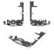 Cable flex puede usarse con iPhone 11 Pro, del conector de carga, del conector de auriculares, plateado, con micrófono, con componentes, Original (PRC)