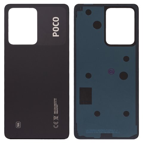 Panel trasero de carcasa puede usarse con Xiaomi Poco X5 Pro, negra