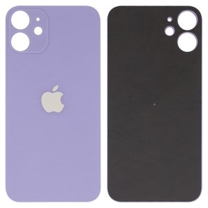 Задняя панель корпуса для iPhone 12 mini, фиолетовая, big hole