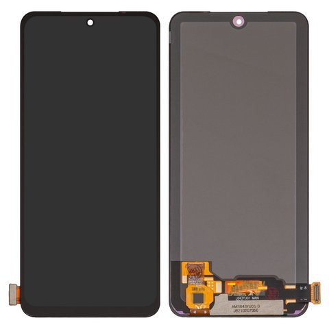 Дисплей для Xiaomi Poco M5s, Redmi Note 10, Redmi Note 10S, черный, без рамки, High Copy, OLED , M2101K7AI, M2101K7AG