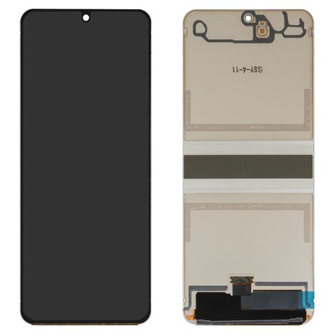 Дисплей для Samsung F731 Galaxy Z Flip5, черный, без рамки, High Copy