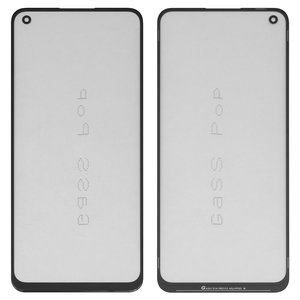Housing Glass G+OCA PRO compatible with Realme 9 Pro plus, with OCA film, black 