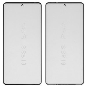 Housing Glass G+OCA PRO compatible with Tecno Camon 20, Camon 20 Premier, Camon 20 Pro, Camon 20 Pro 5G; Infinix GT 10 Pro X6739 , Note 30 Pro X678B , Note 30 VIP X6710 , with OCA film, black 