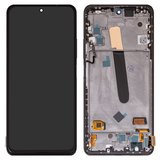 LCD compatible with Xiaomi Mi 11i, Poco F3, Redmi K40, (black, with frame, High Copy, (OLED))