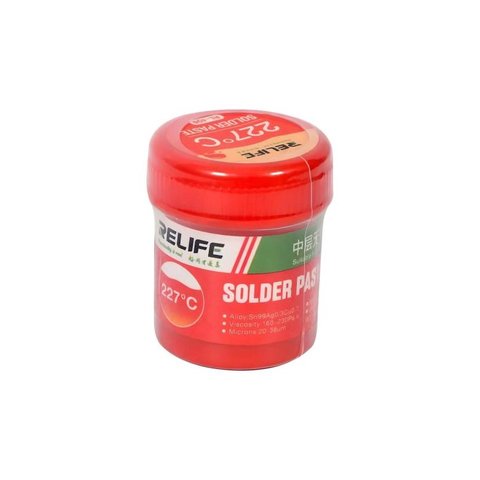 BGA Paste RELIFE RL 406, Sn 99%,  Ag 0,3%,  Cu 0,7%, 40 g 