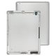 Housing Back Cover compatible with Apple iPad 4, (silver, (version Wi-Fi))