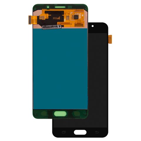 LCD compatible with Samsung A710 Galaxy A7 2016 ; Samsung, black, without frame, Original, service pack  #GH97 18229B