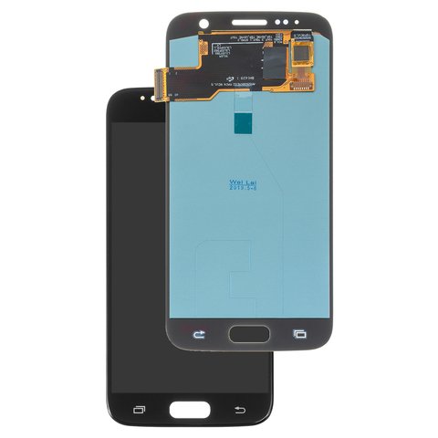 LCD compatible with Samsung G930 Galaxy S7, black, without frame, High Copy, OLED  