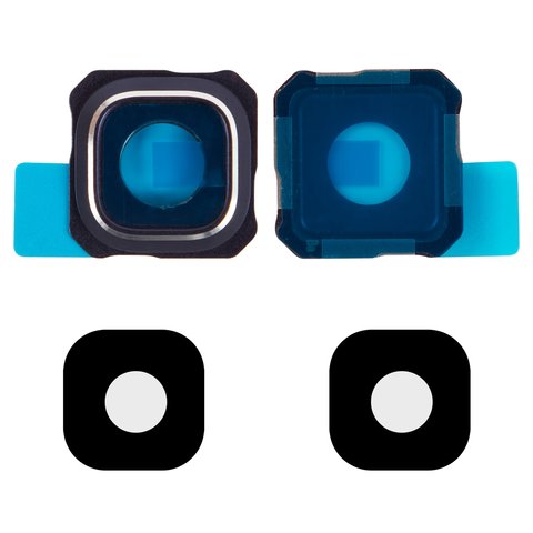Camera Lens compatible with Samsung G928 Galaxy S6 EDGE Plus, dark blue 