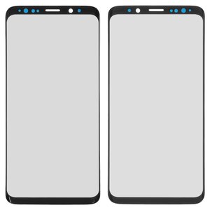 Housing Glass compatible with Samsung G960F Galaxy S9, black 