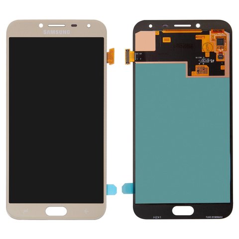 LCD compatible with Samsung J400 Galaxy J4 2018 , golden, without frame, Original PRC , original glass 