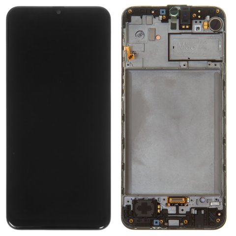 LCD compatible with Samsung M215 Galaxy M21, M307 Galaxy M30s, black, with frame, Original, service pack #GH82 22509A GH82 22836A GH82 22509A GH82 22836A