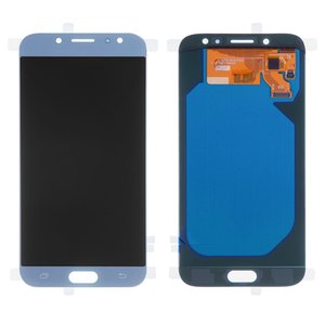 Дисплей для Samsung J730 Galaxy J7 2017 , голубой, без логотипа, без рамки, High Copy, OLED 